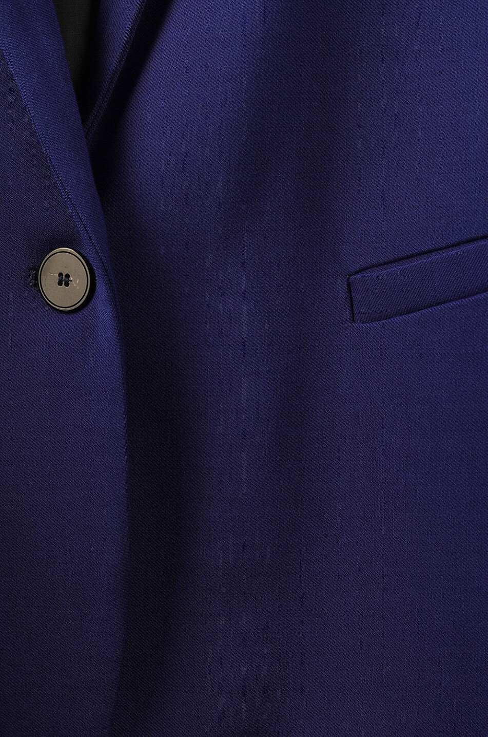 FORTE FORTE Einreihiger Blazer aus Wolle und Viskose Damen VIOLETT 3