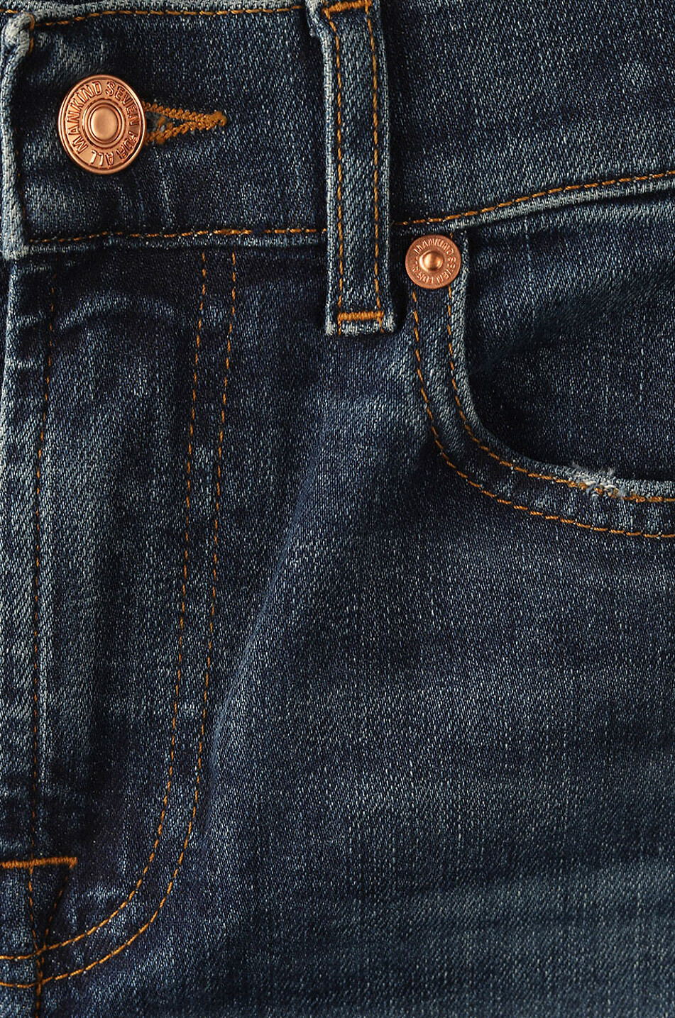 Jean droit en coton The Straight Crop Slim Illusion Highline