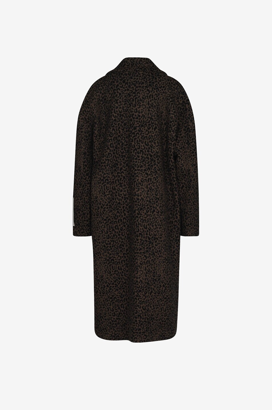 GOLDEN GOOSE Leopard Kenia jacquard wool coat Women MULTI COLOURED 2