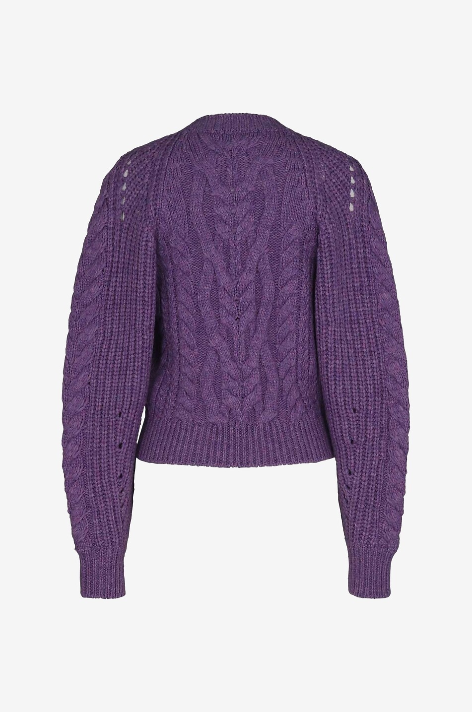Paloma cable knit wool jumper with cut-outs