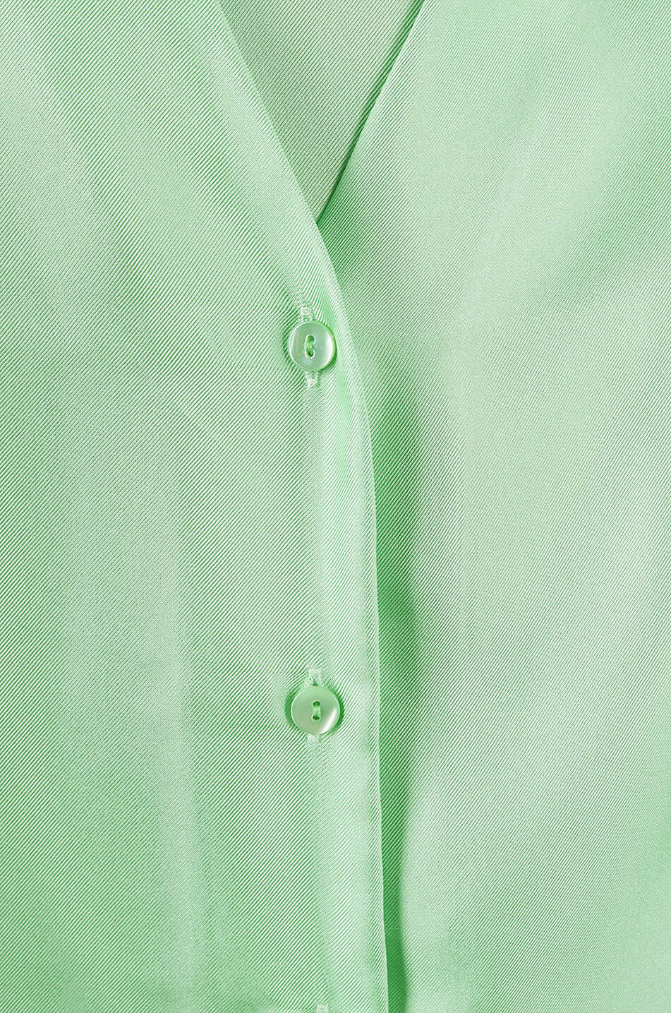 MOMONI Chemise col V en soie Laburno Femme VERT CLAIR 3
