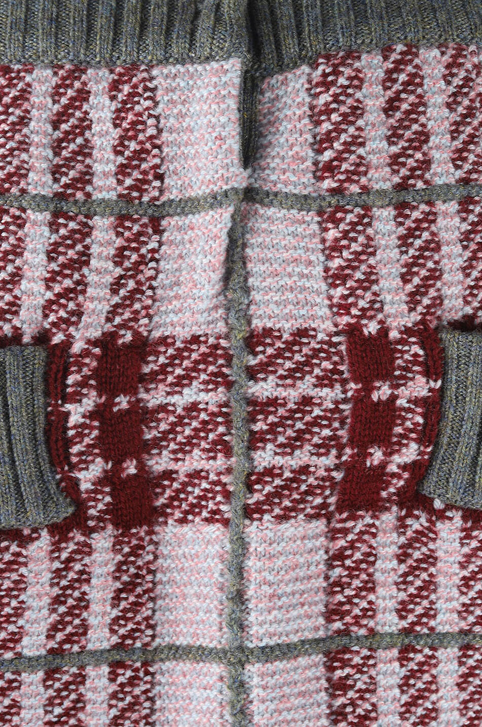 Rock aus Kaschmir mit Tartan-Motiv