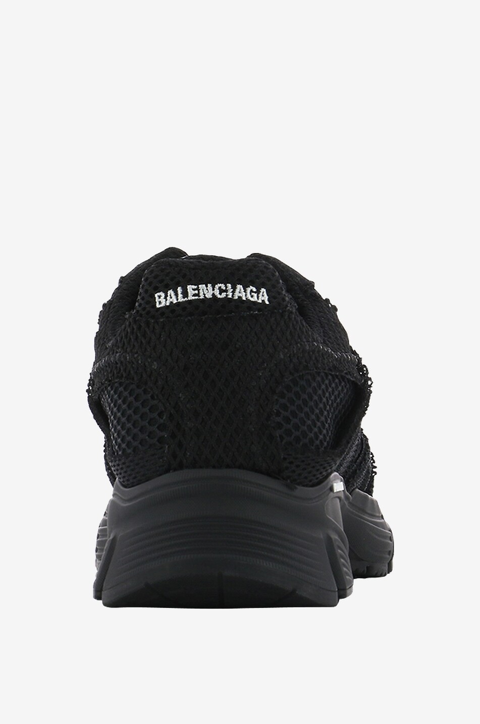 BALENCIAGA Niedrige Schnürsneakers aus Mesh Phantom Damen SCHWARZ 4
