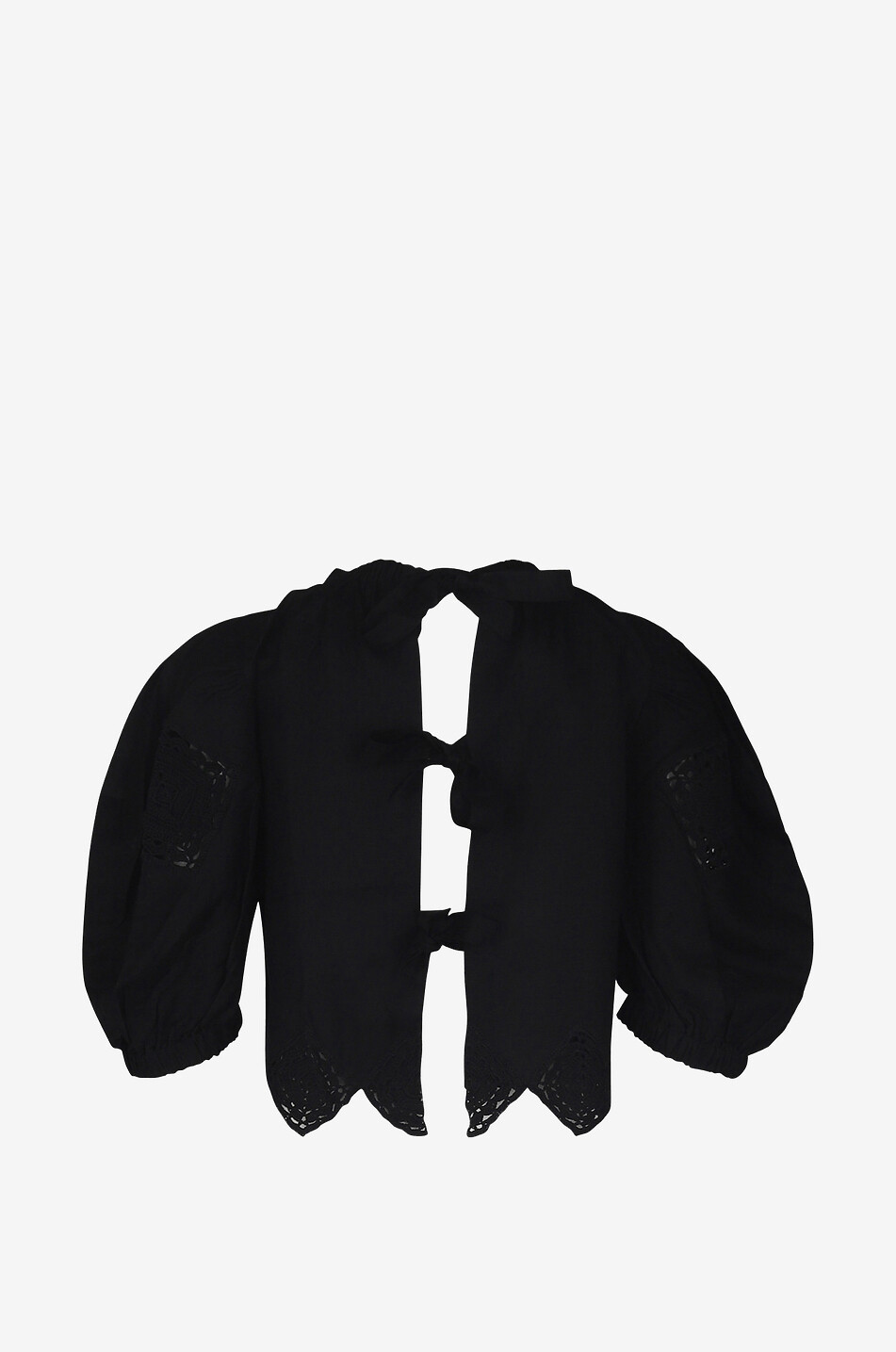 Kurze Bluse aus Leinen Vlada
