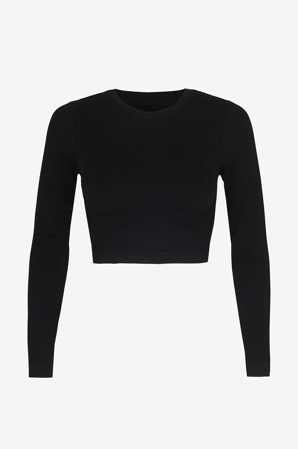 PRISM SQUARED Top à manches longues raccourci Evoke Femme NOIR 1