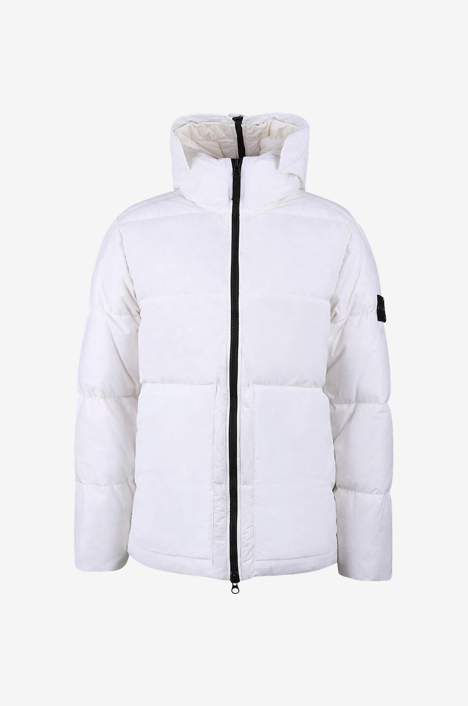 Stone island white puffer jacket online