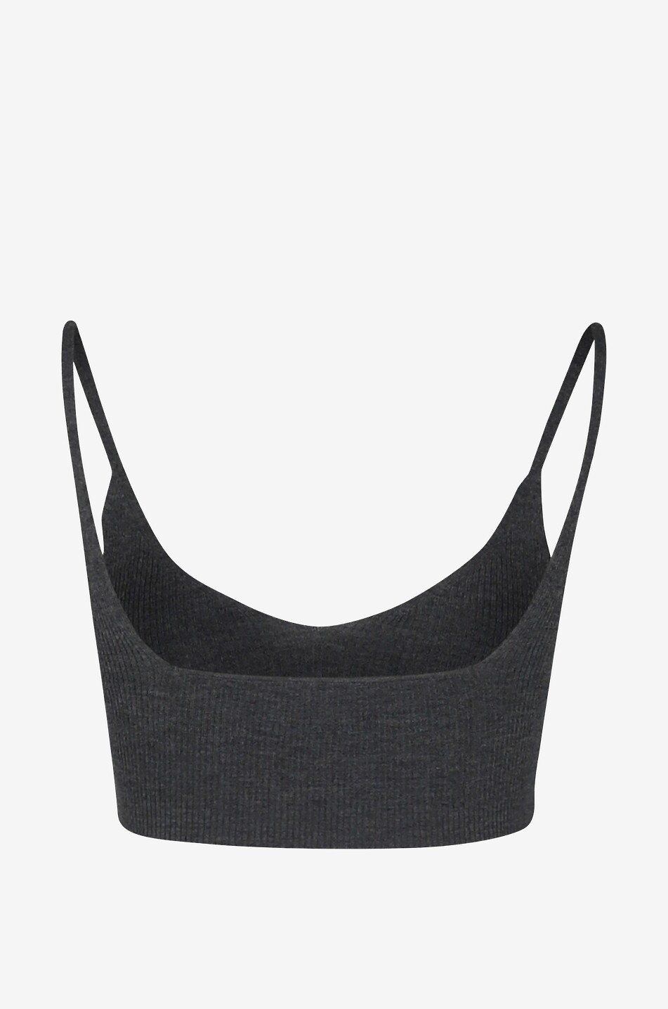 CIL Alessi wool bralette  DARK GREY 2