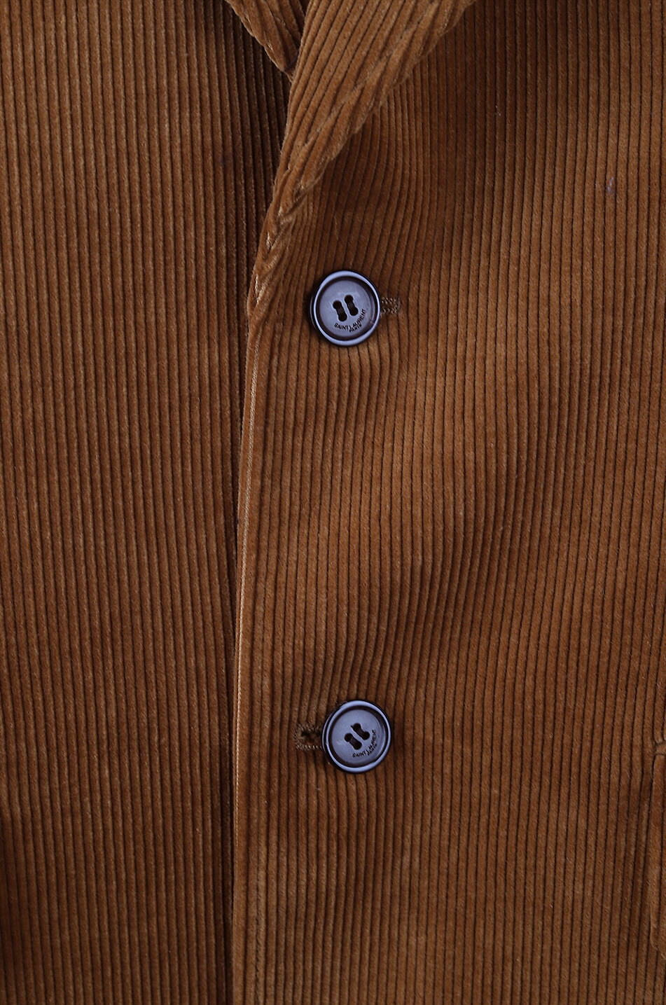 SAINT LAURENT PARIS Single-breasted corduroy blazer Women CAMEL 3