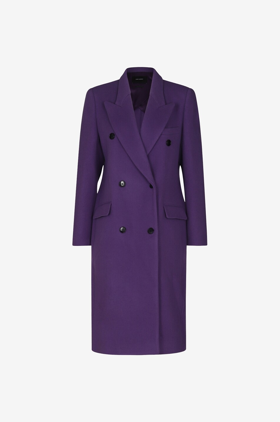 Manteau trois-quarts oversize en laine et cachemire Enarryli