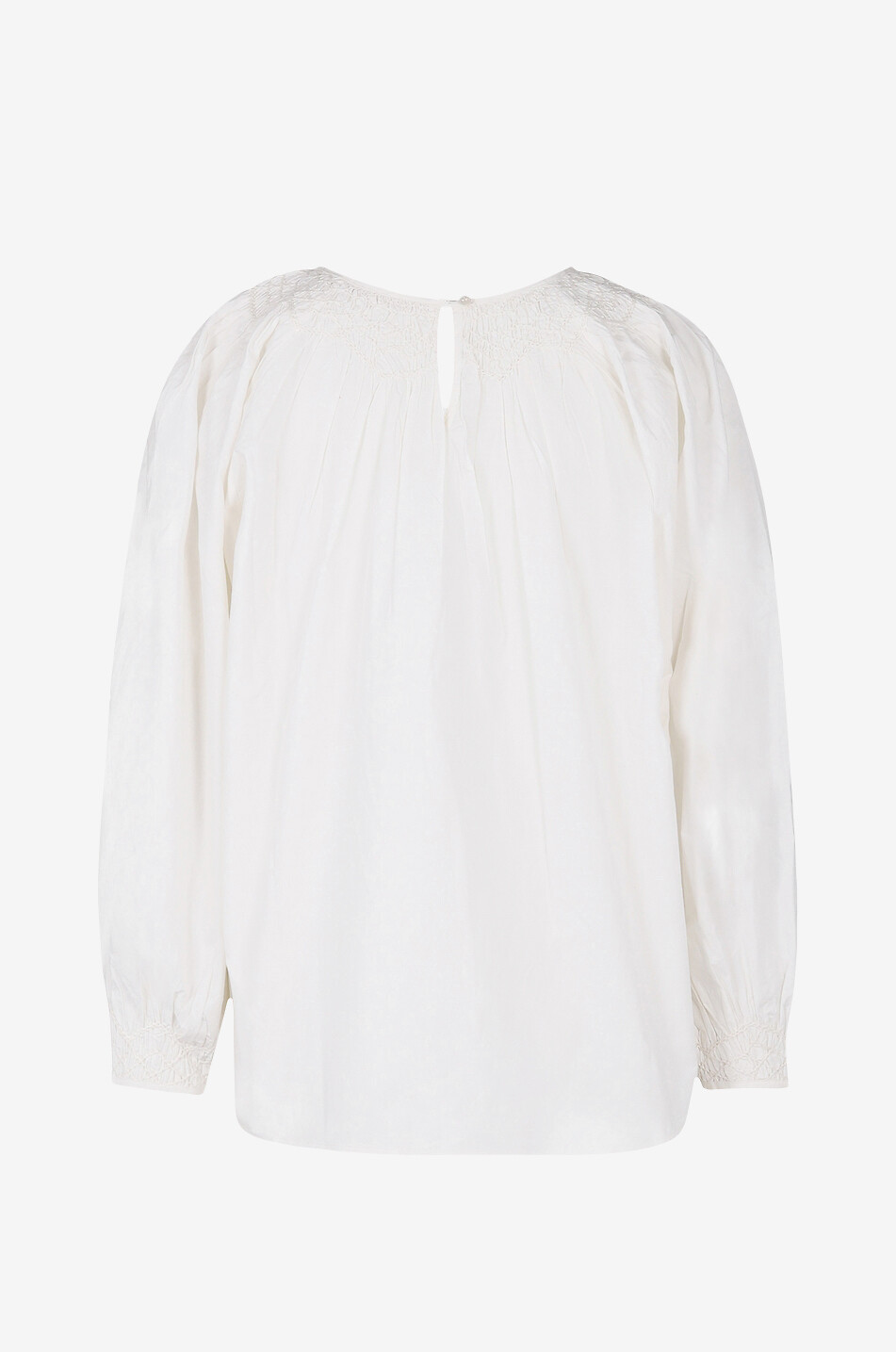 Langärmelige Bluse aus Baumwolle Thanael