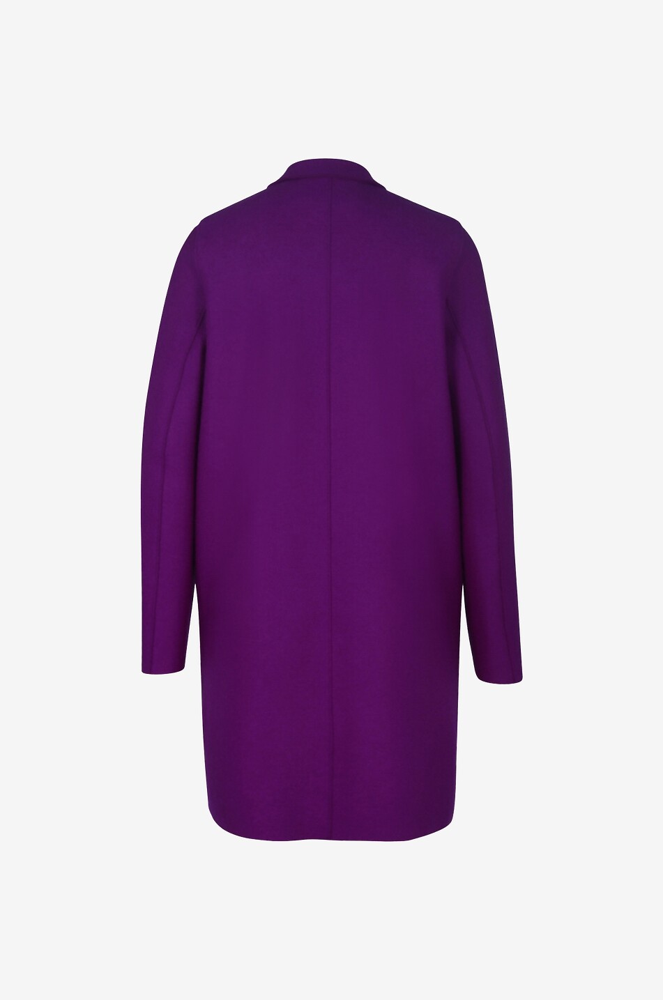 HARRIS WHARF Virgin wool mid-length coat Women PURPLE 2