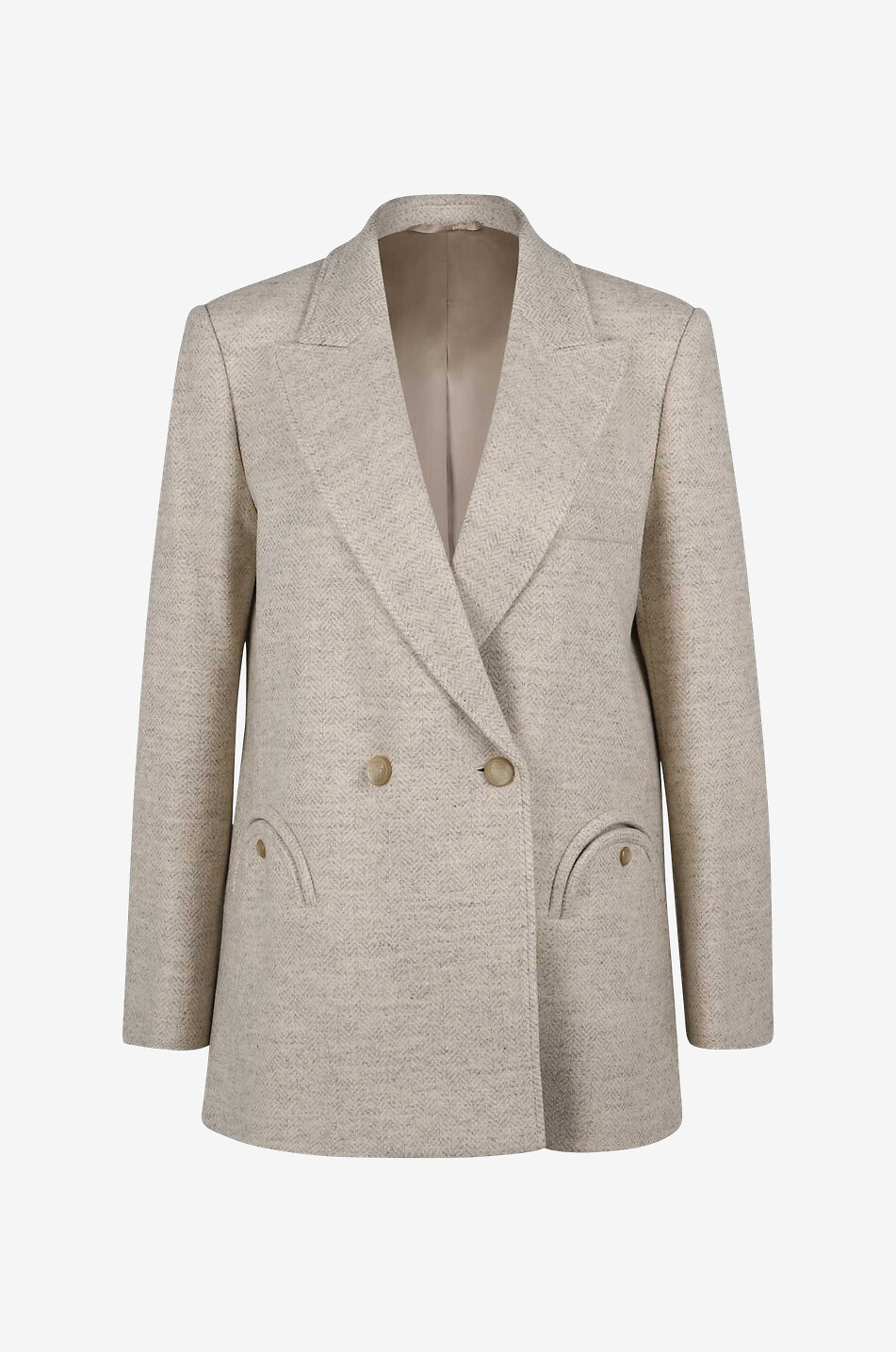 Whisp Snow Everynight virgin wool blazer