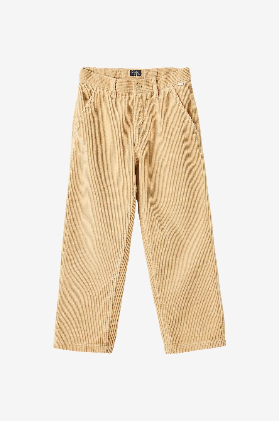 Pantalon garçon en velours côtelé