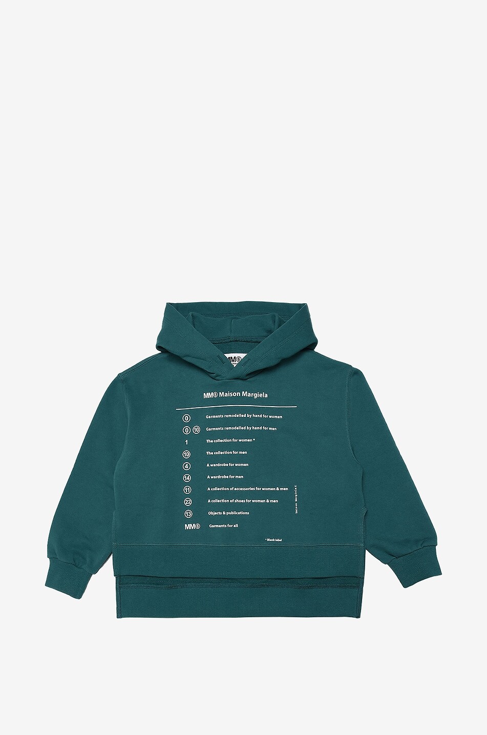 MM6 Sweat-shirt garçon à capuche MM6 Garçon VERT 1