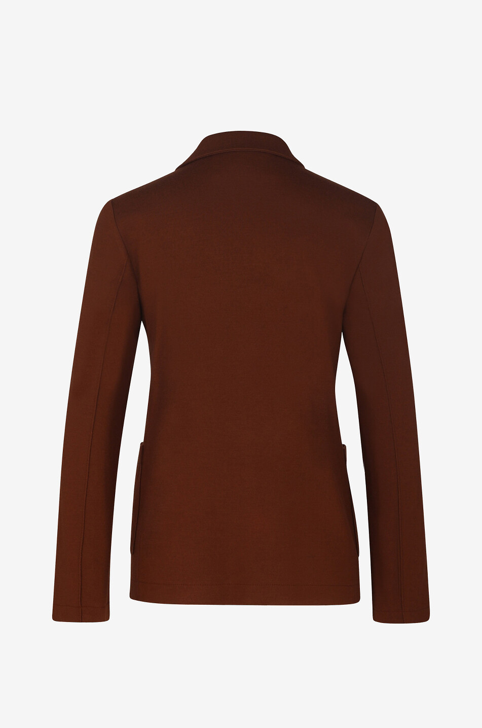 HARRIS WHARF Virgin wool cinched blazer Women DARK ORANGE 2