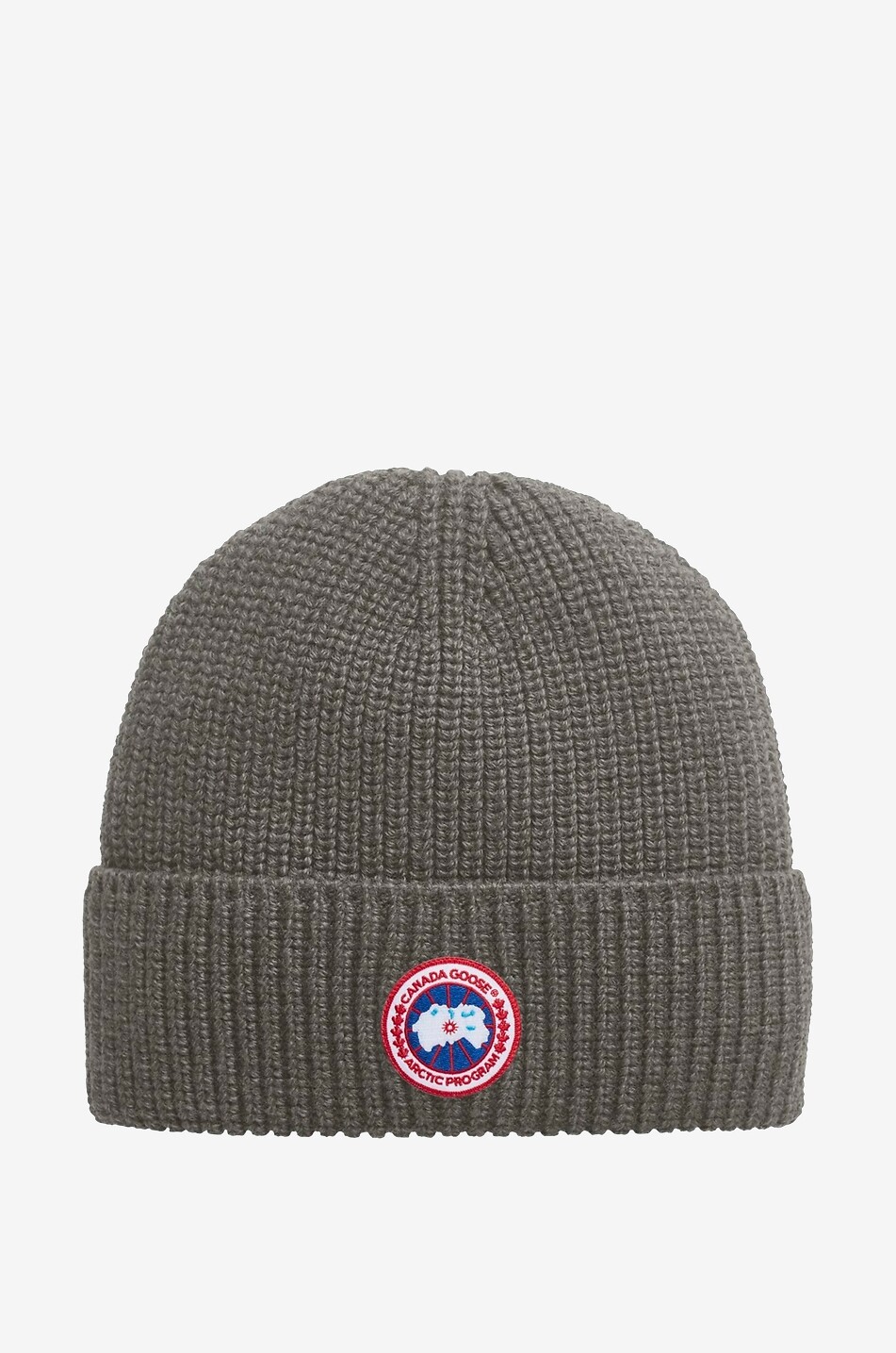 Artic wool beanie with logo patch CANADA GOOSE Bongenie