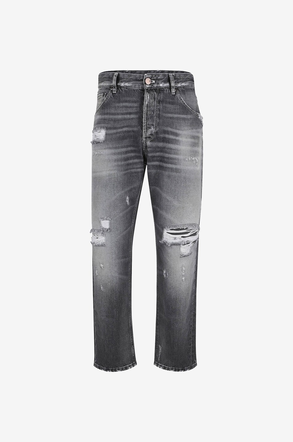 Jean droit en coton délavé Rebel