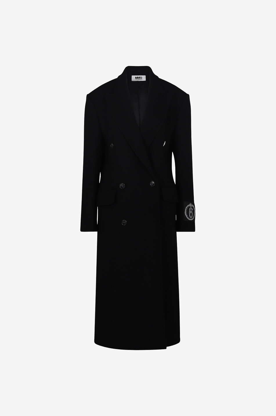 Langer Mantel aus Wolle