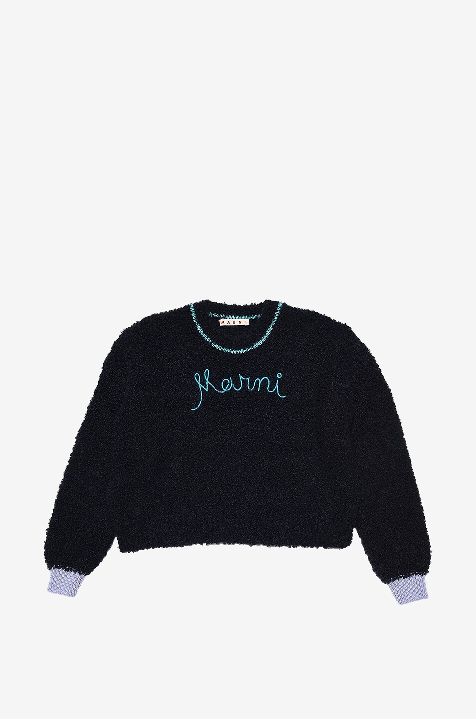 Marni embroidered cropped girl's jumper