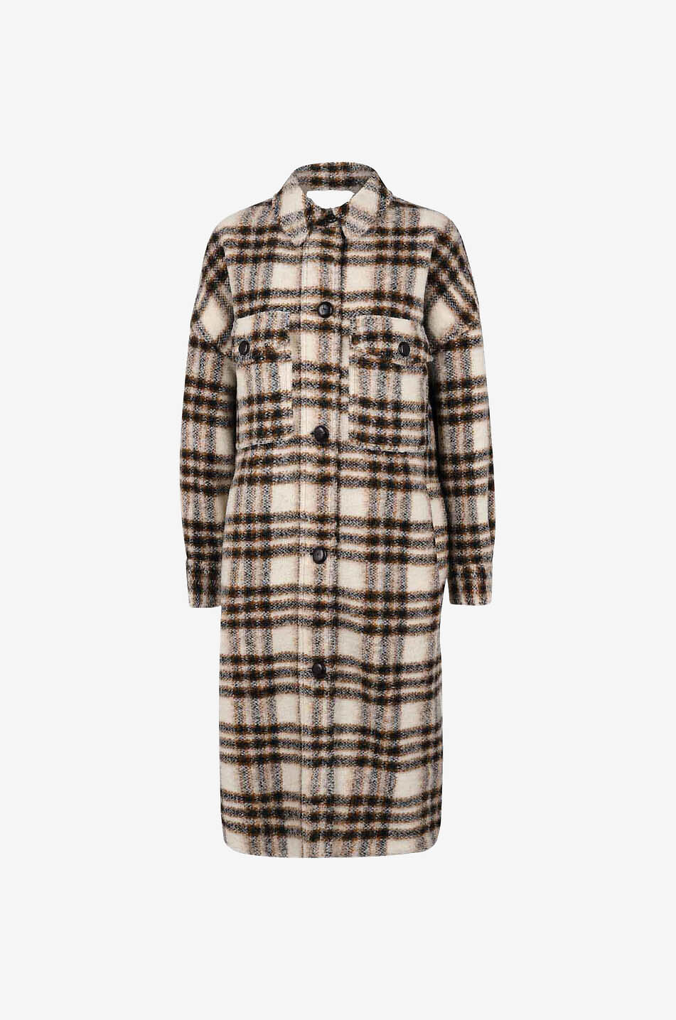 MARANT ETOILE Fontizi checked shirt jacket coat Women MULTI COLOURED 1