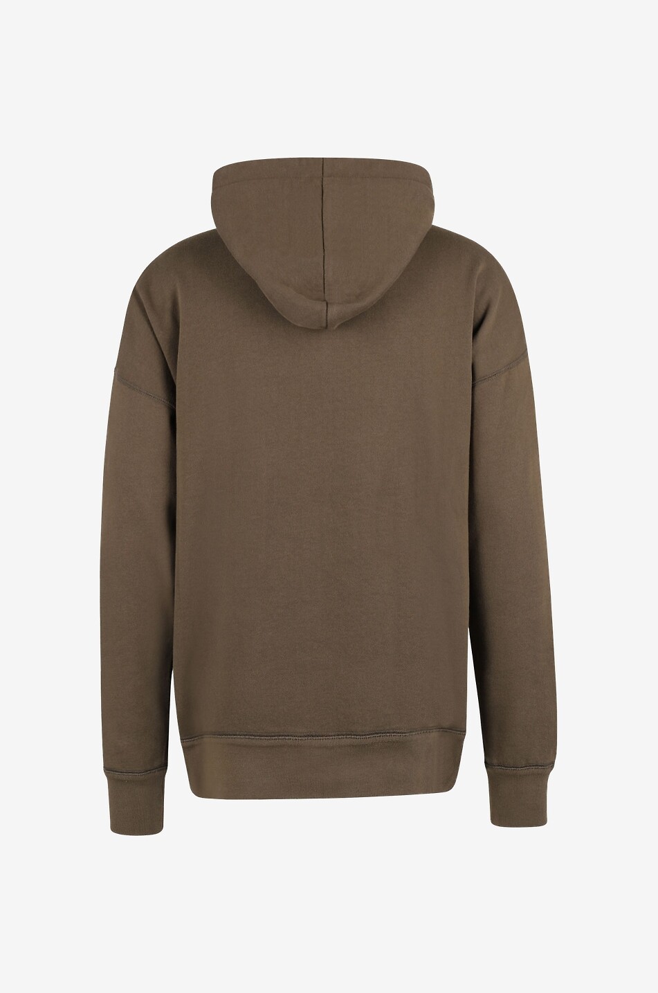 ISABEL MARANT Miley logo printed hooded sweatshirt Men KHAKI 2