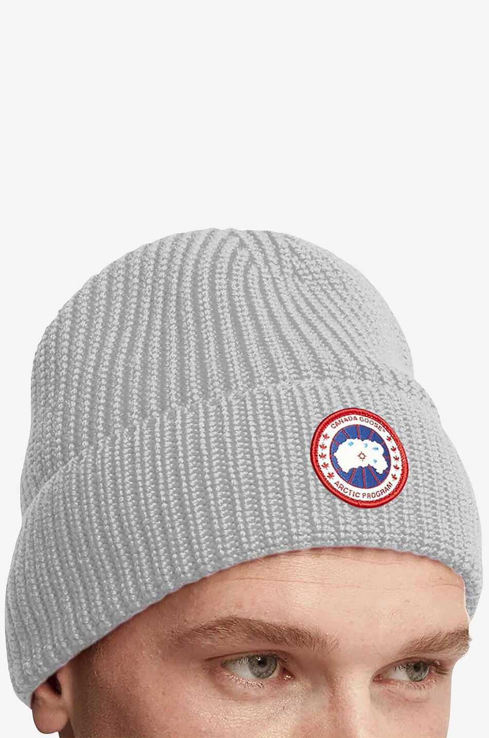 Arctic Disc merino wool beanie