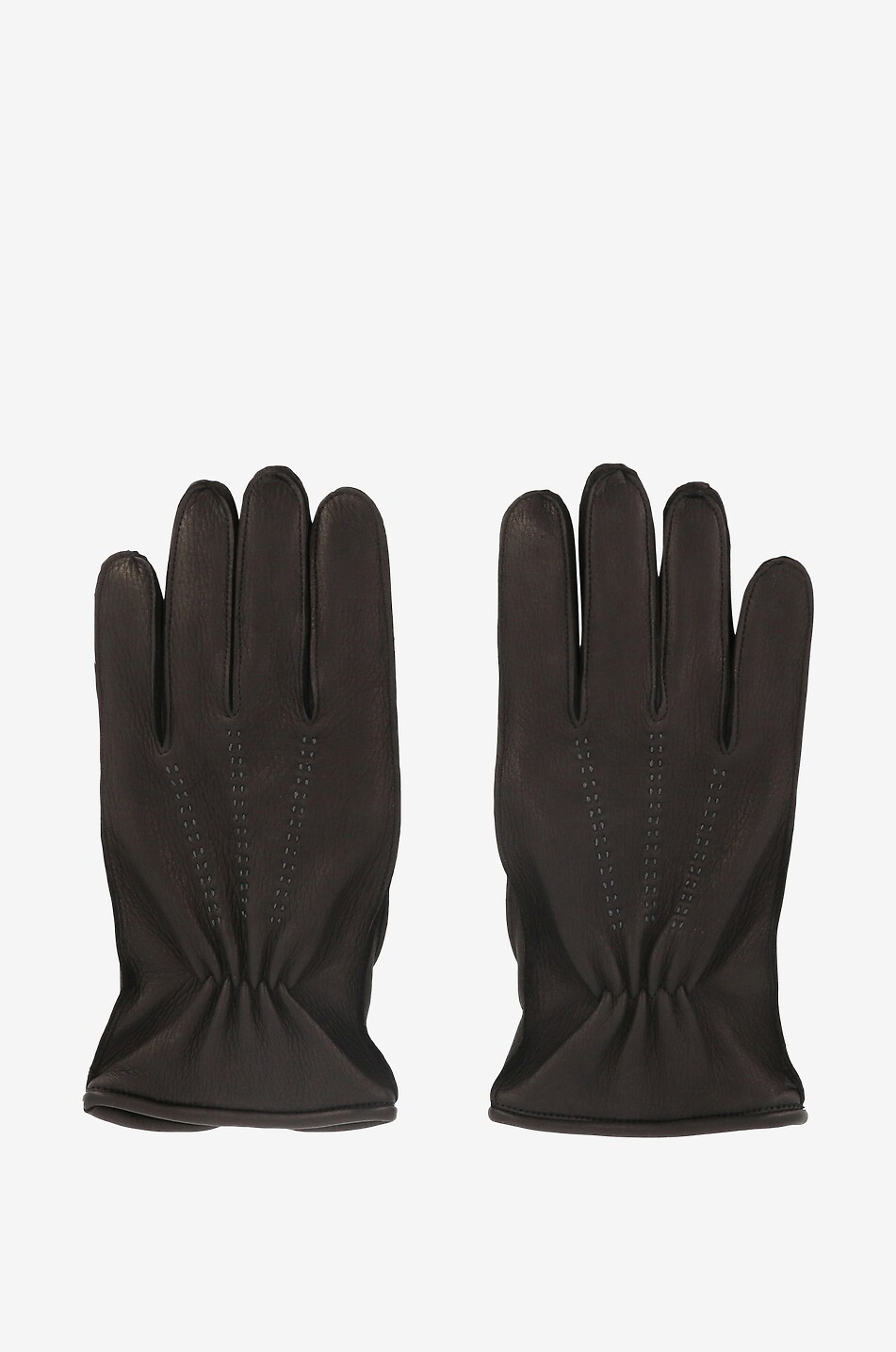 Deerskin and cashmere gloves