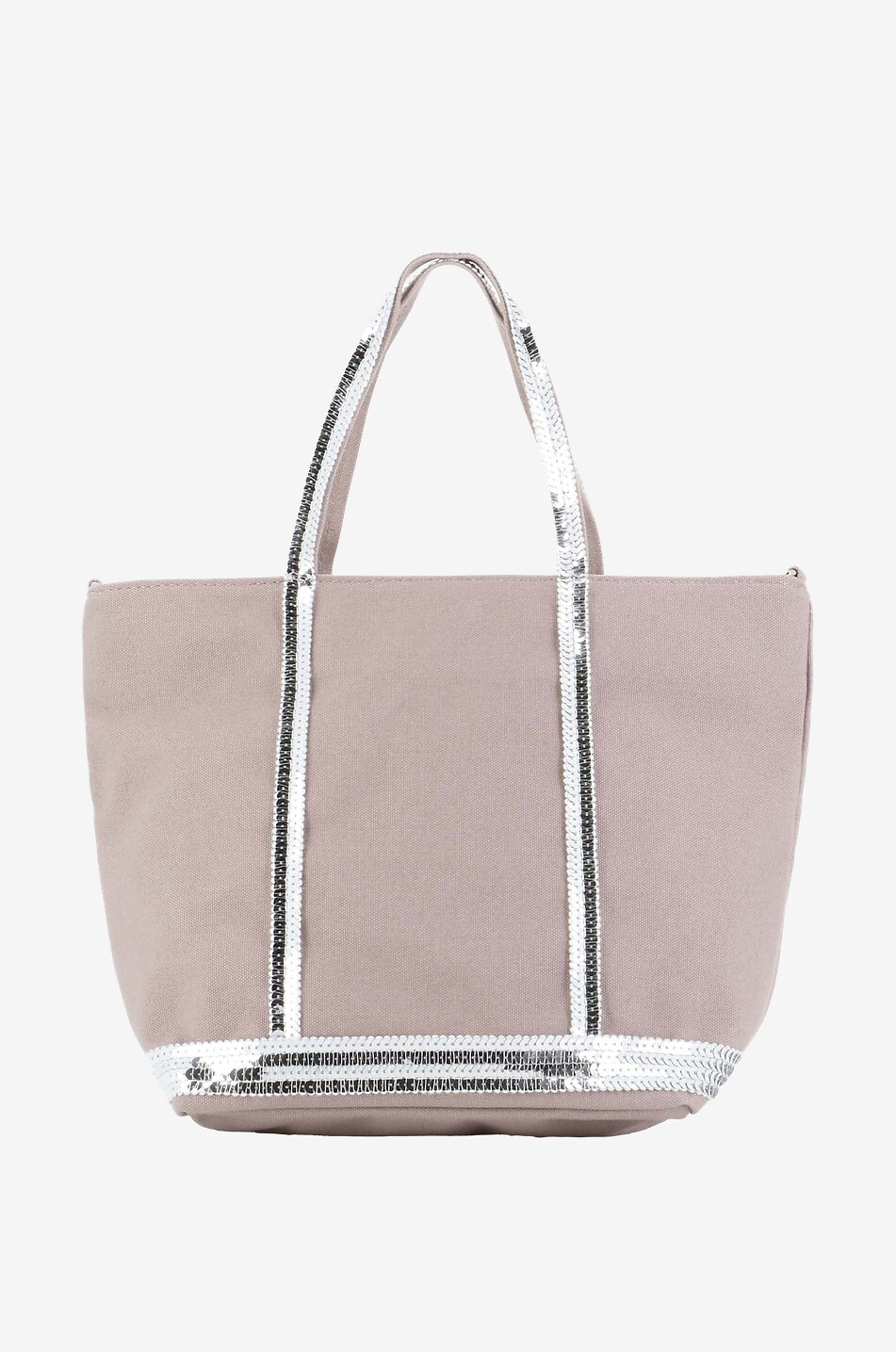 Cabas S sequinned canvas tote bag