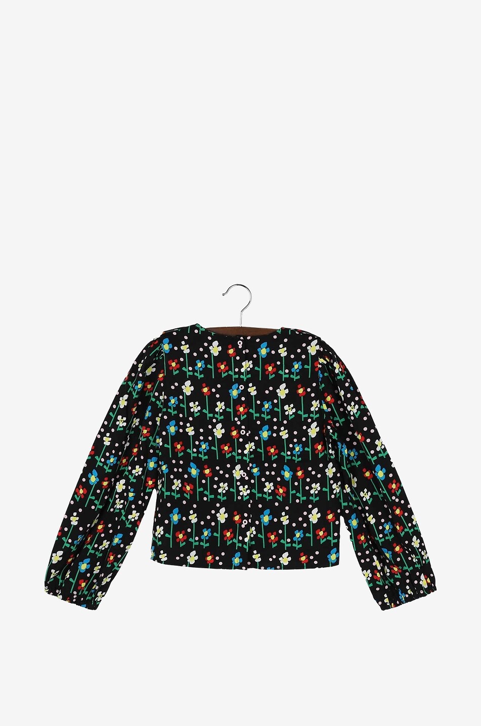 STELLA McCARTNEY KID Mädchen-Bluse mit Latz Daisy Mädchen SCHWARZ 2