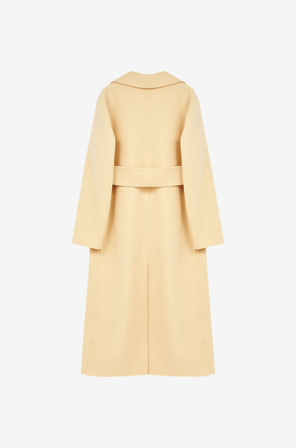 JIL SANDER Relaxed fit belted virgin wool coat Women Light beige 2