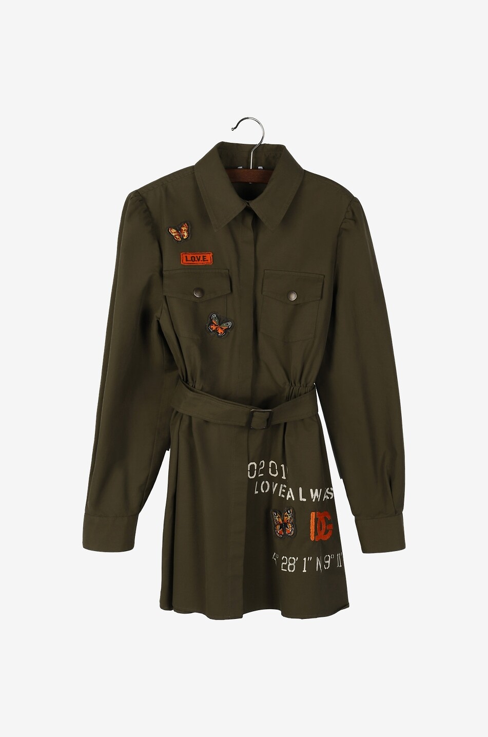 Robe chemise utilitaire fille L.O.V.E.