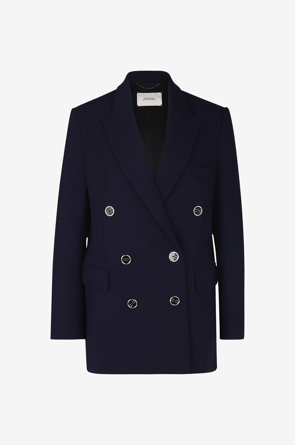 Striking Coolness wool double-breasted blazer