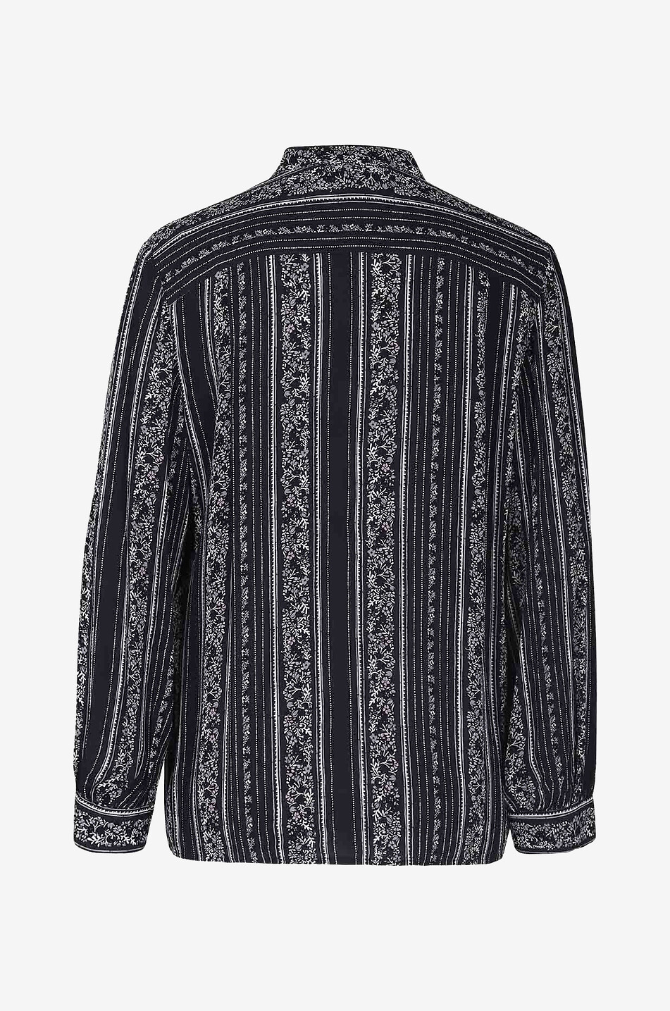 Blouse à lavallière en crêpe imprimée Florence