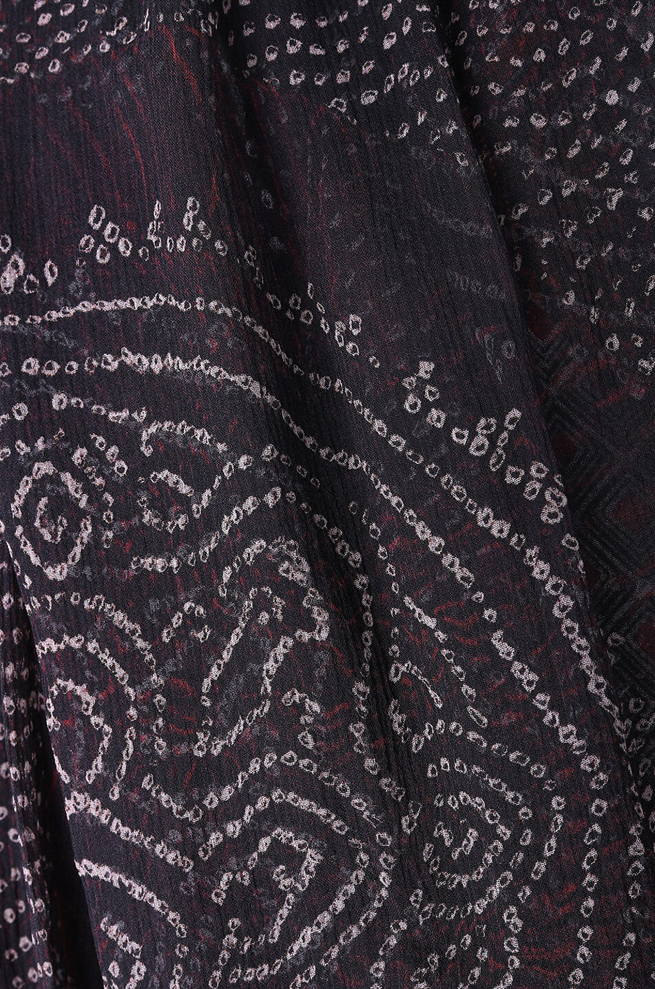 Bluse aus Seide mit Print Pauline Garnet