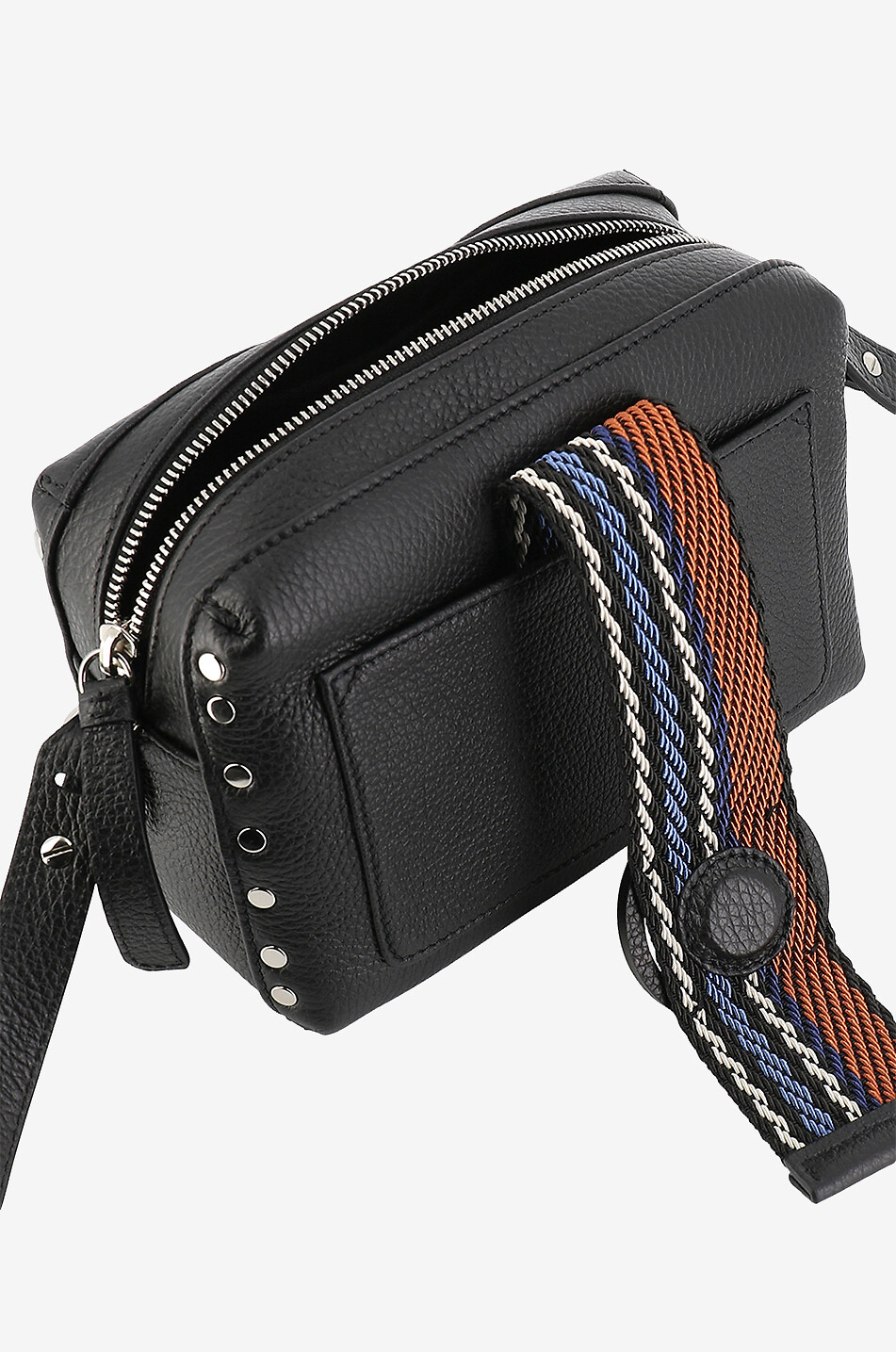 ZANELLATO Sac à main en cuir grainé Oda Baby Femme NOIR 5
