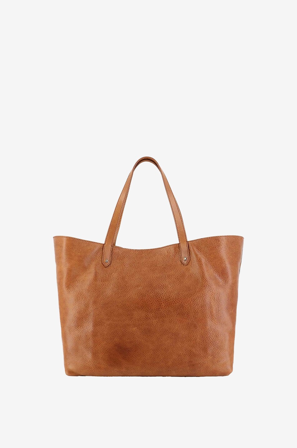 GOLDEN GOOSE Pasadena cow leather tote bag Women BROWN 3