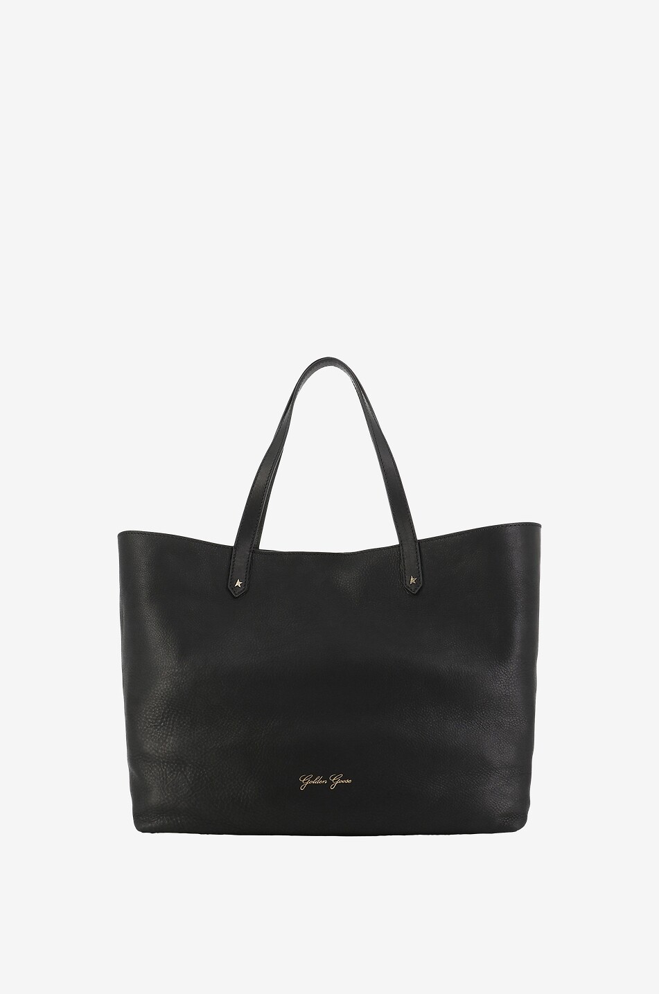GOLDEN GOOSE Pasadena cow leather tote bag Women BLACK 1
