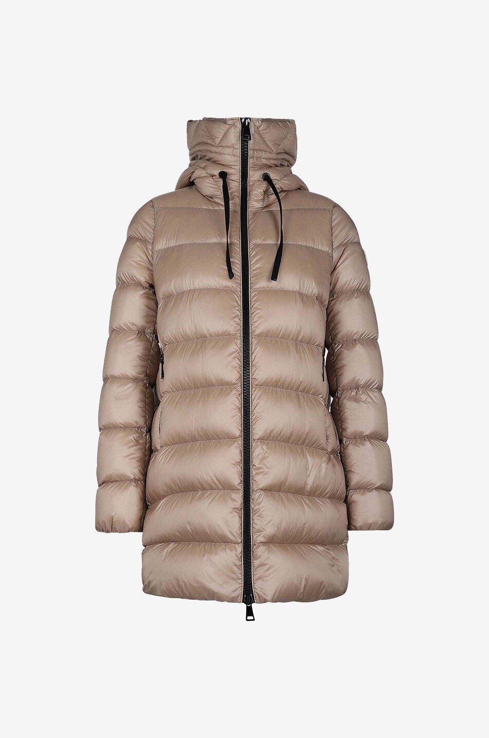 Suyen long hooded down jacket