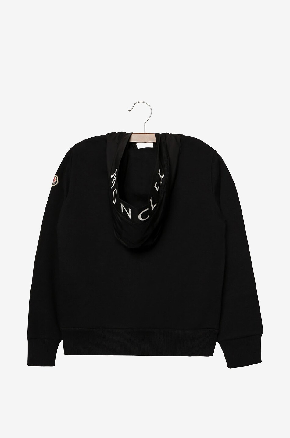 MONCLER Sweat-shirt zippé garçon à capuche en nylon Garçon BLEU 2