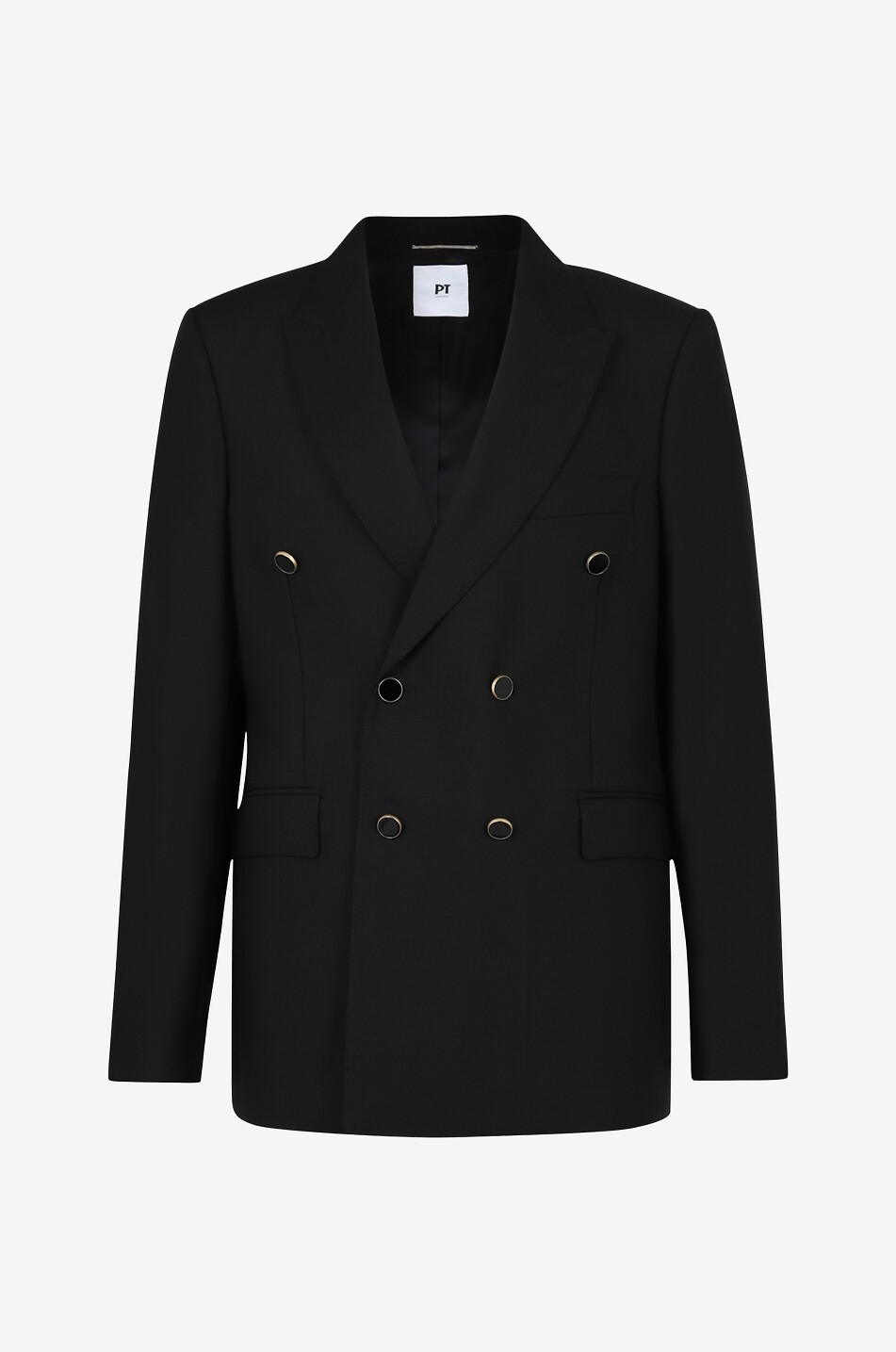 Wool and mohair double-breasted blazer