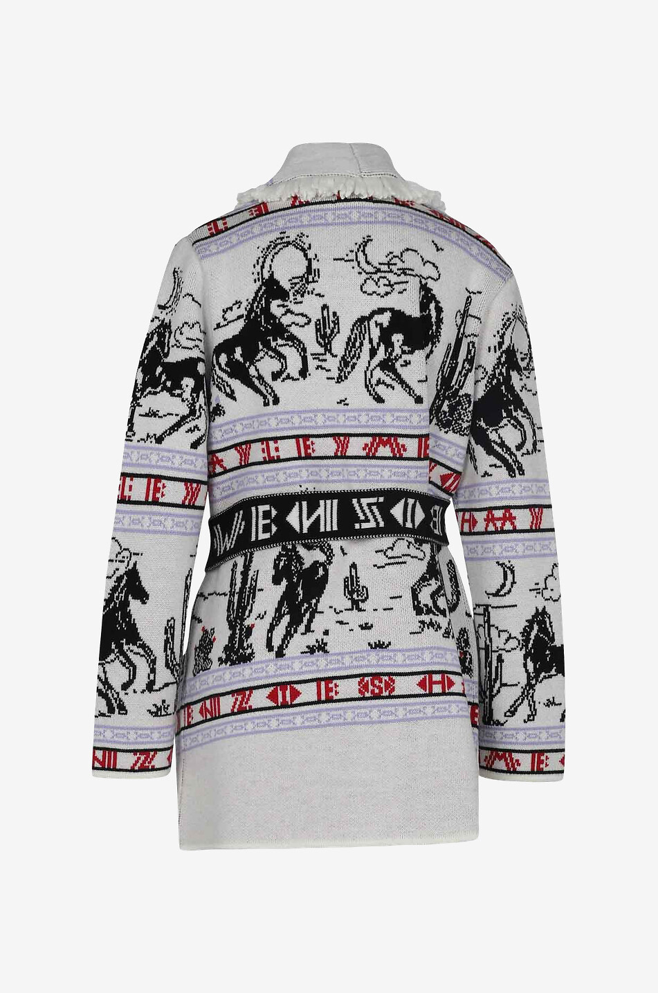Bronco merino wool cardigan
