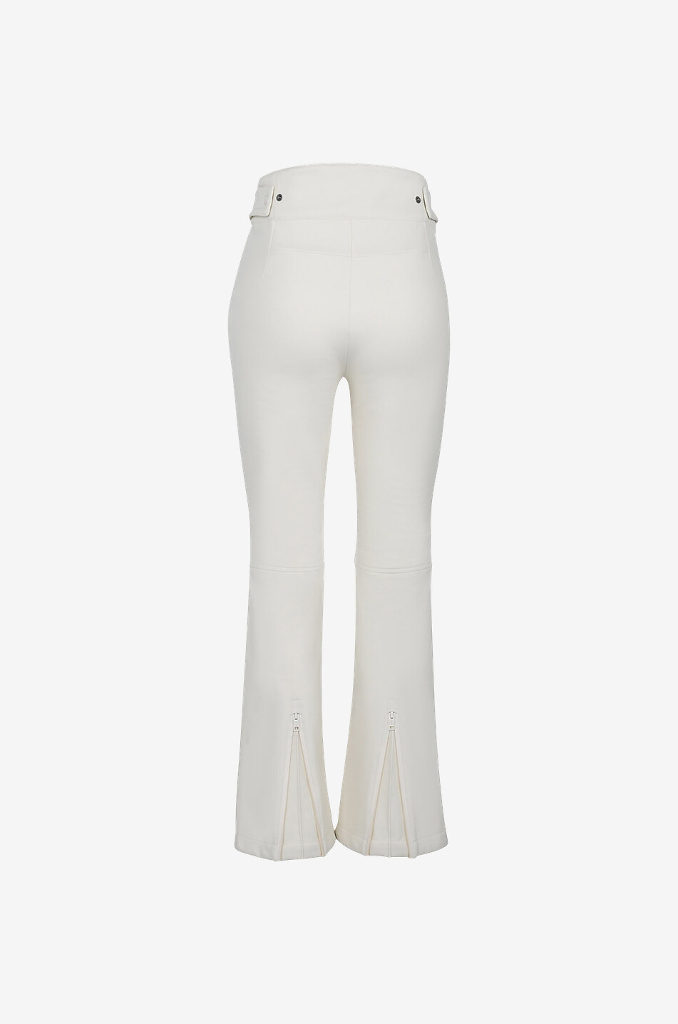 YVES SALOMON MOUNTAIN Pantalon évasé en tissu technique Femme BLANC CASSE 2