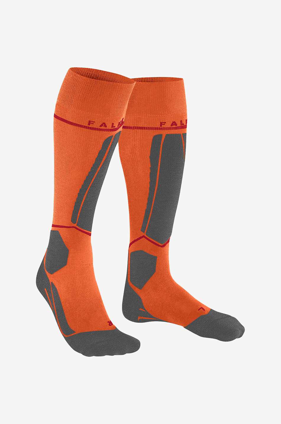 FALKE Chaussettes de ski homme SK2 Energizing Light Homme ORANGE 1