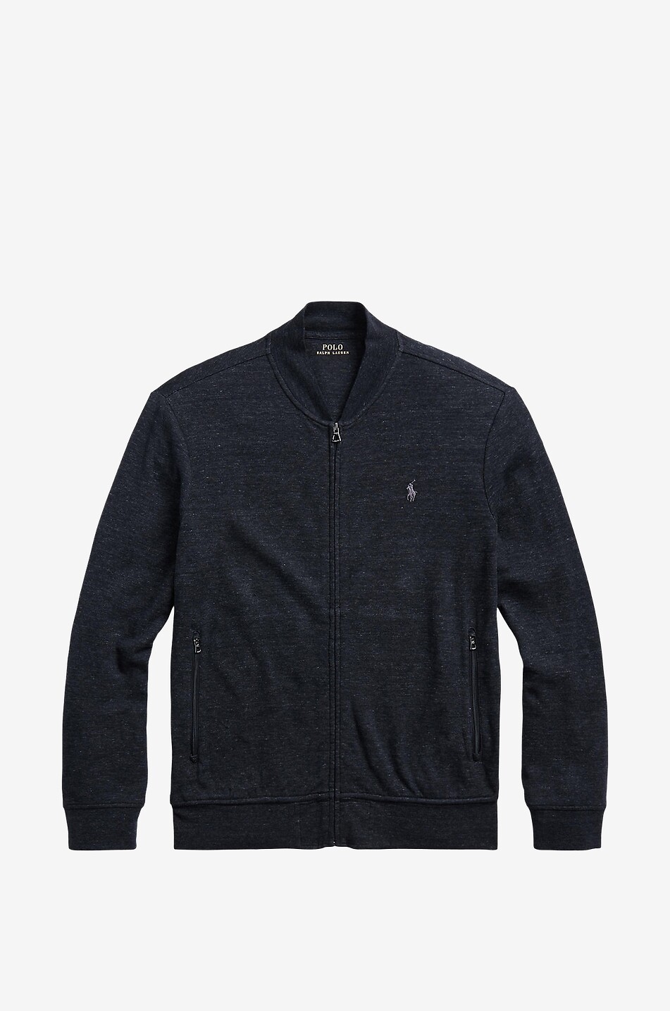 POLO RALPH LAUREN Baseballjacke aus luxuriösem Jersey Herren SCHWARZ 1