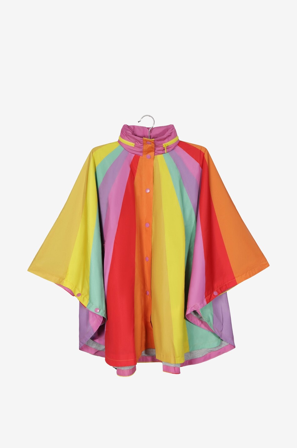 Mädchen-Regencape Rainbow Striped