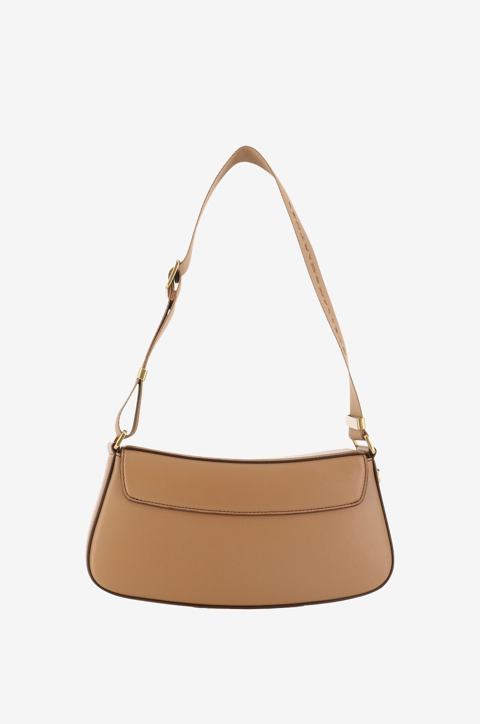 STELLA McCARTNEY S-Wave faux leather shoulder bag Women LIGHT BROWN 3