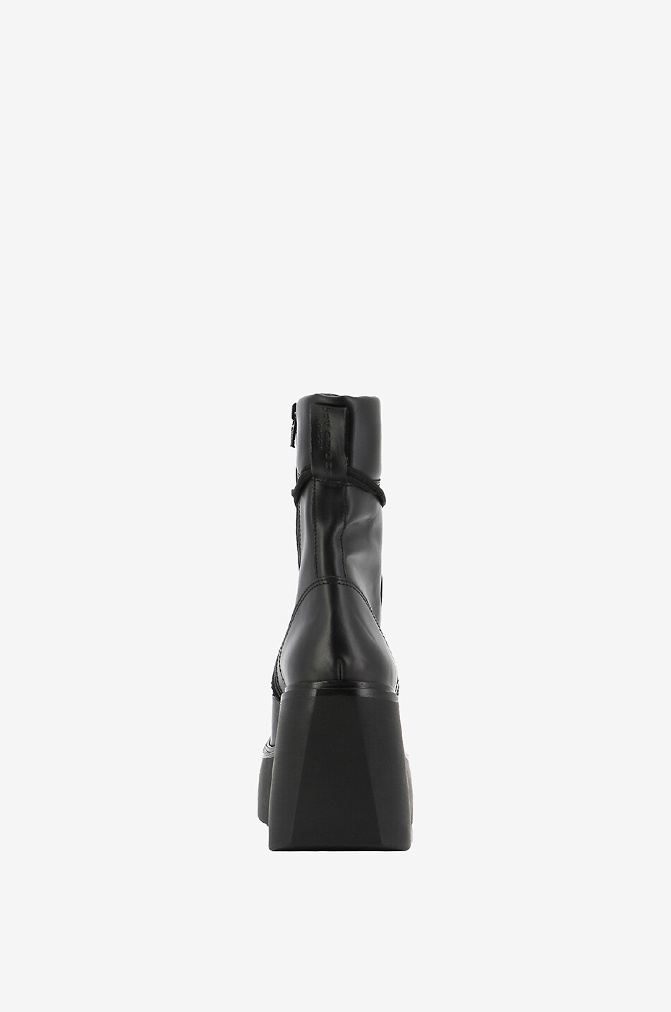 KURT GEIGER LONDON Bottines compensées à lacets en cuir Stately Femme NOIR 4