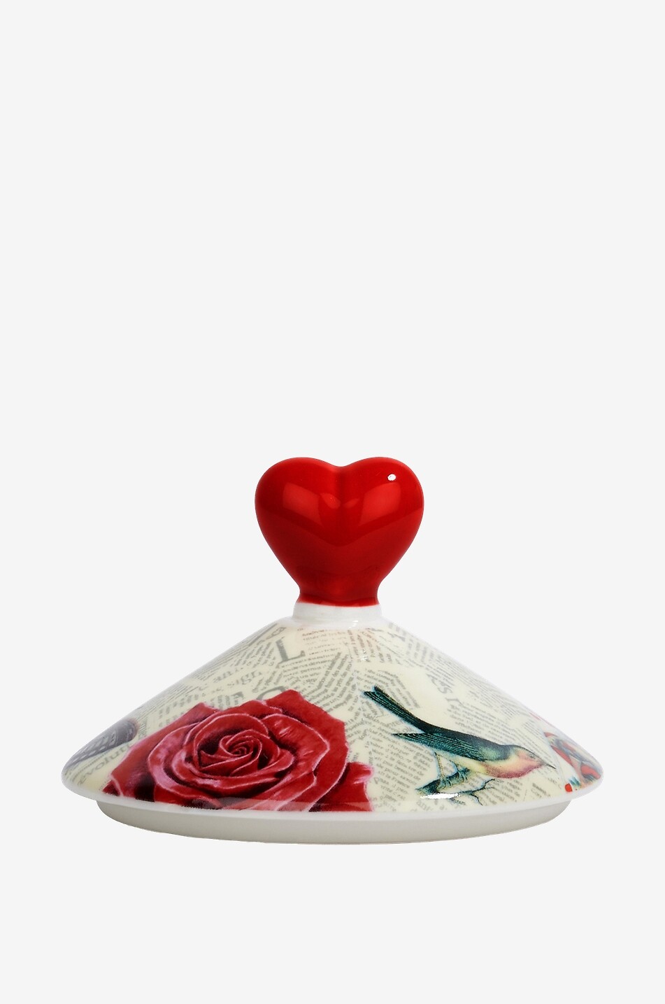 Bougie parfumée en céramique Paris Roma Rose Rouge - 350 g