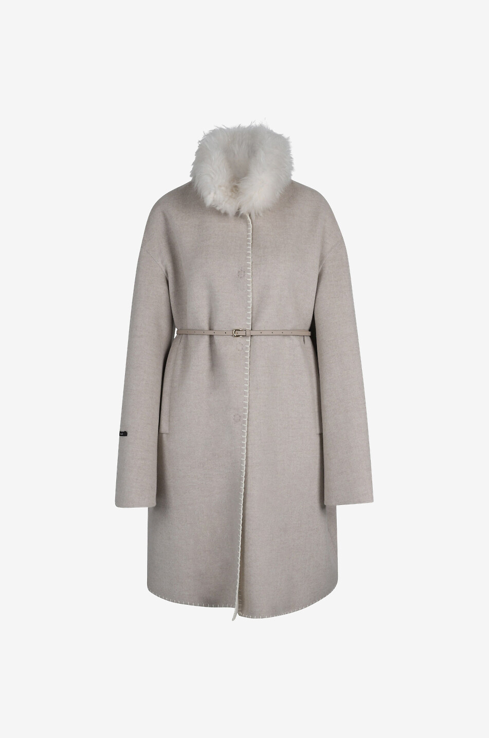 Mantel aus Wolle und Kaschmir