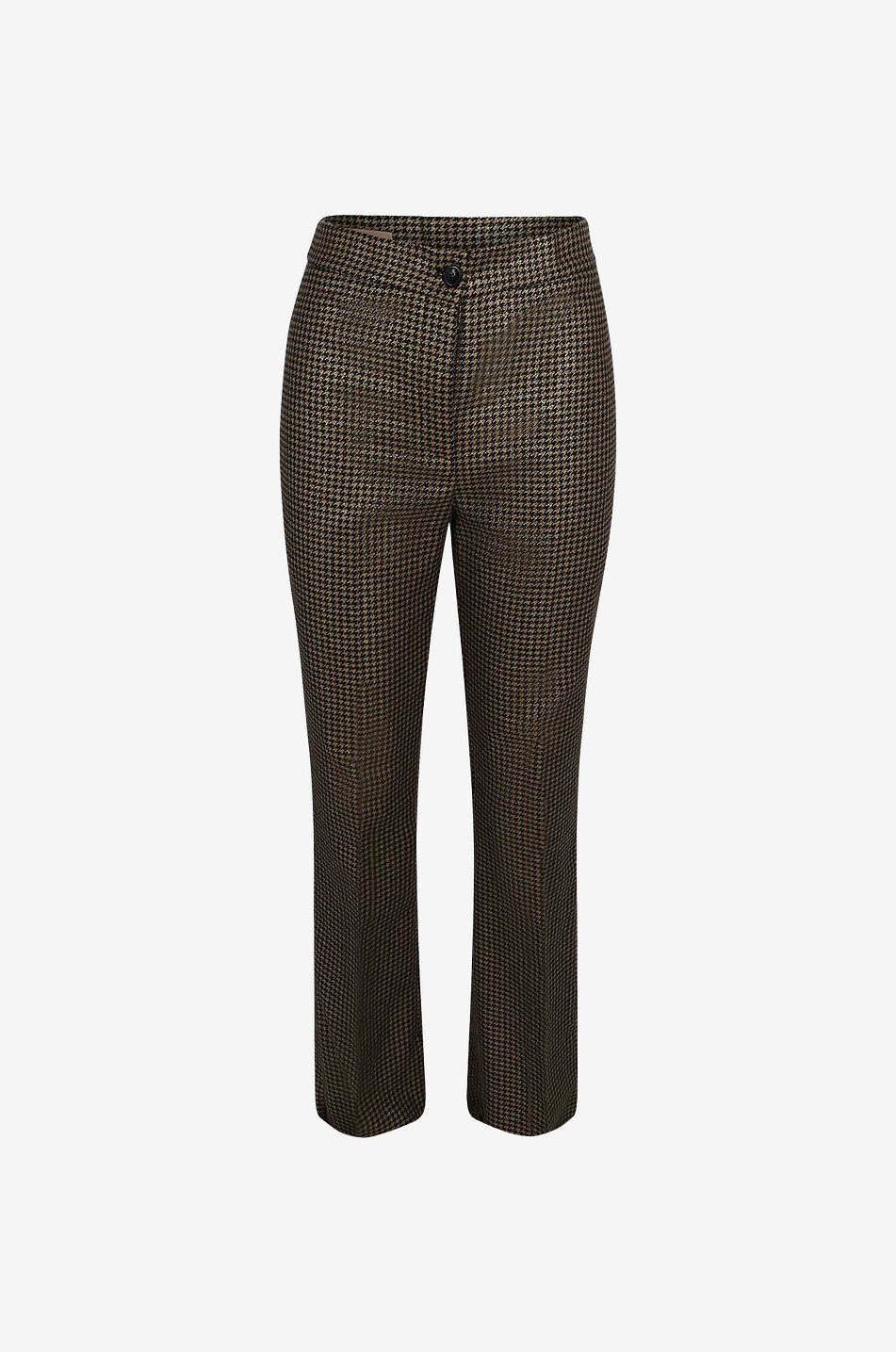 Wool straight leg trousers